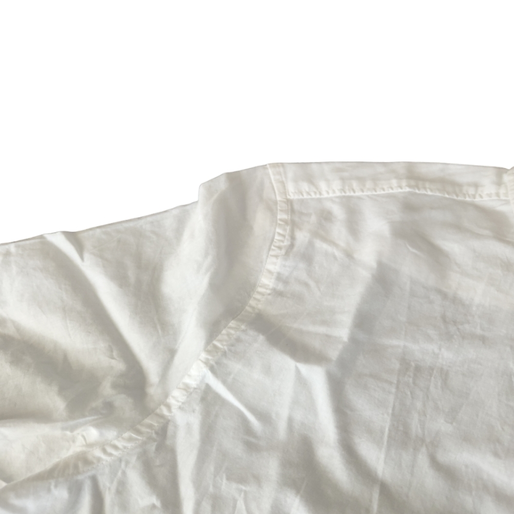 White H&M button up short sleeve - Picture 10 of 12